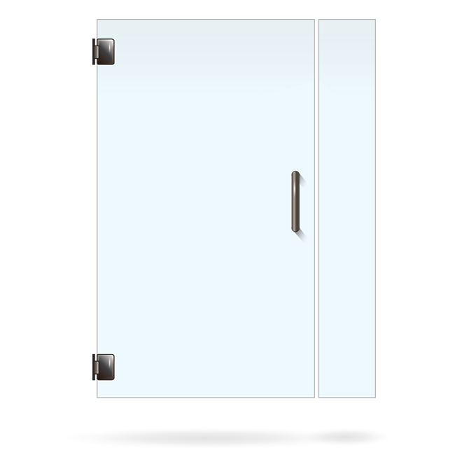 Frameless Inline Door
