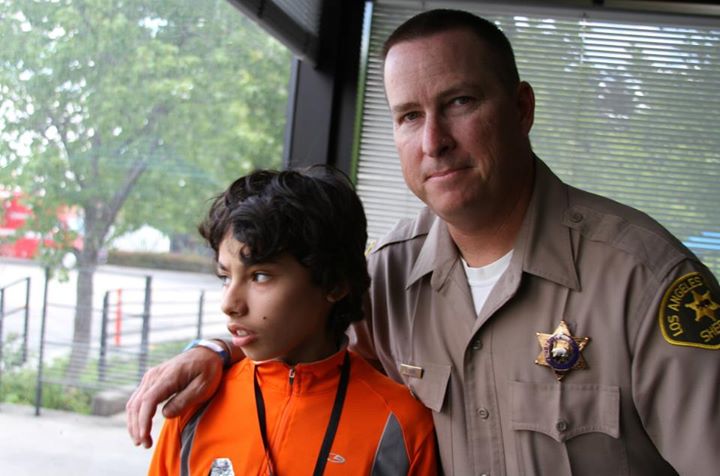 Deputies and youth with special needs get to know one another at a BE SAFE Interactive Screening