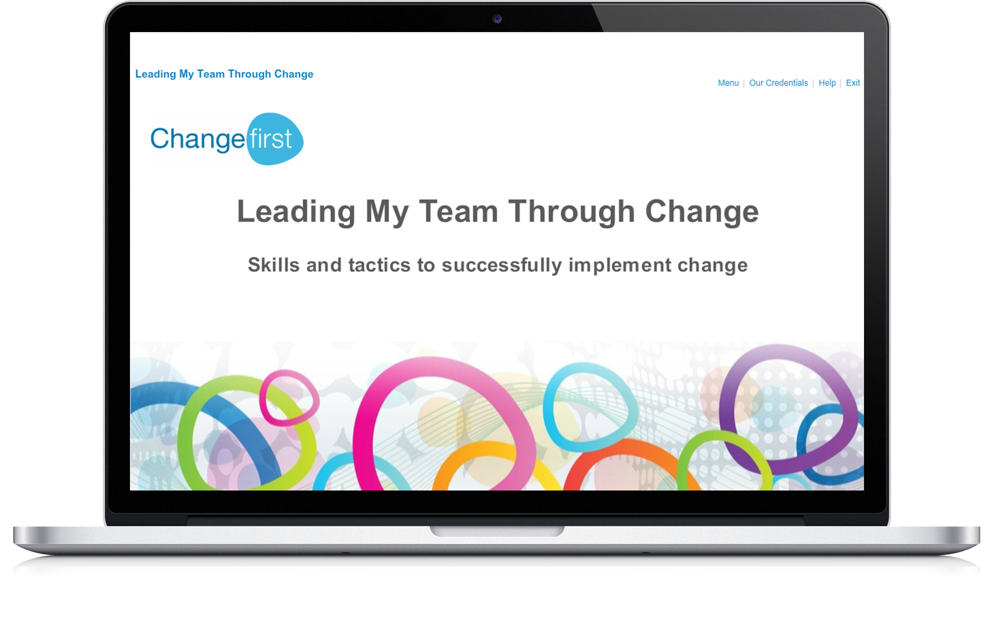 Leading My Team Through Change Homescreen