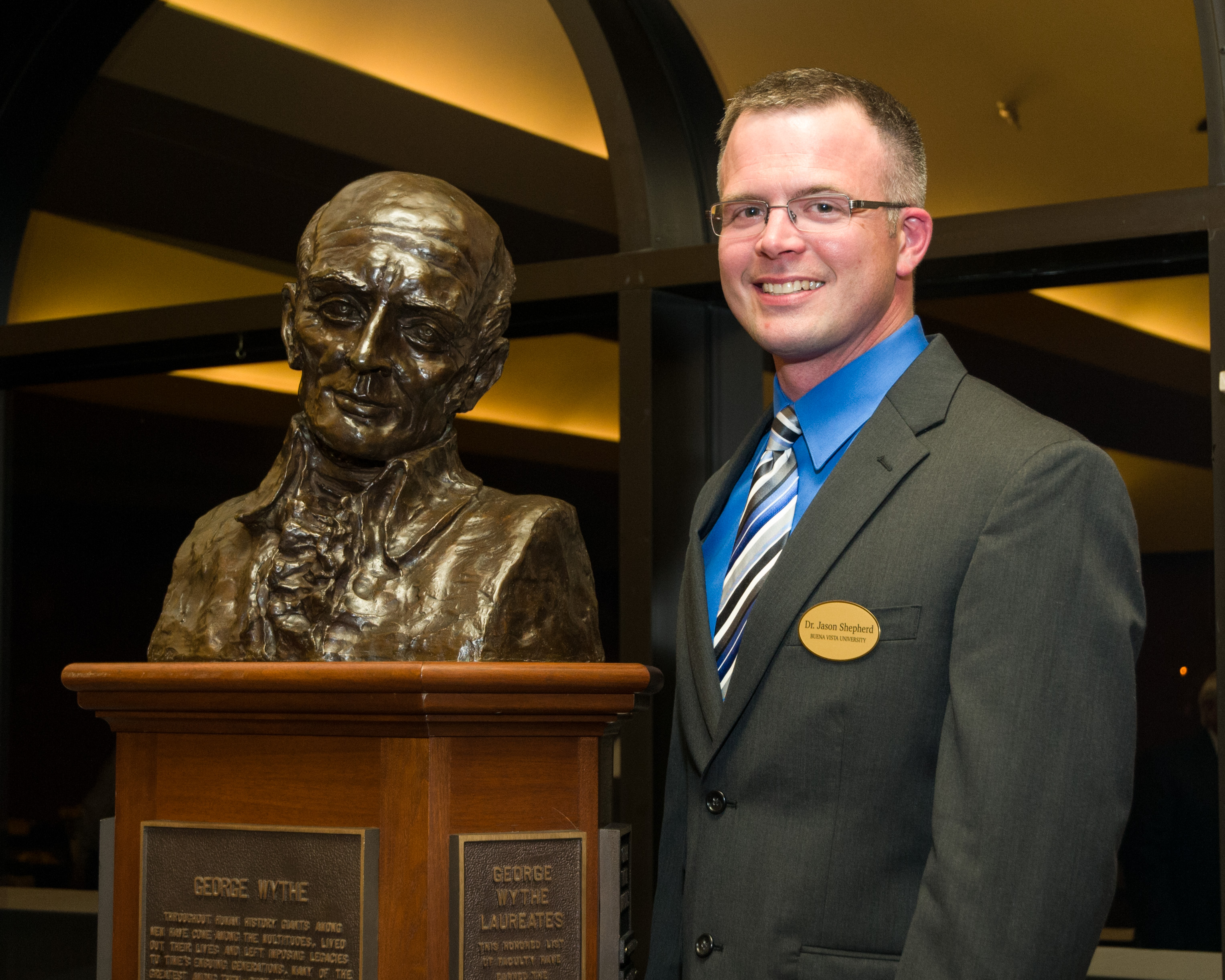 Dr. Jason Shepherd, the 29th recipient of the George Wythe Award