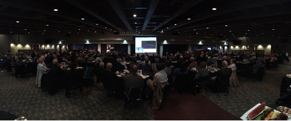 Dr. Nir Shaviv spoke to a sold-out house on June 2, 2015 in Calgary, Alberta, Canada.