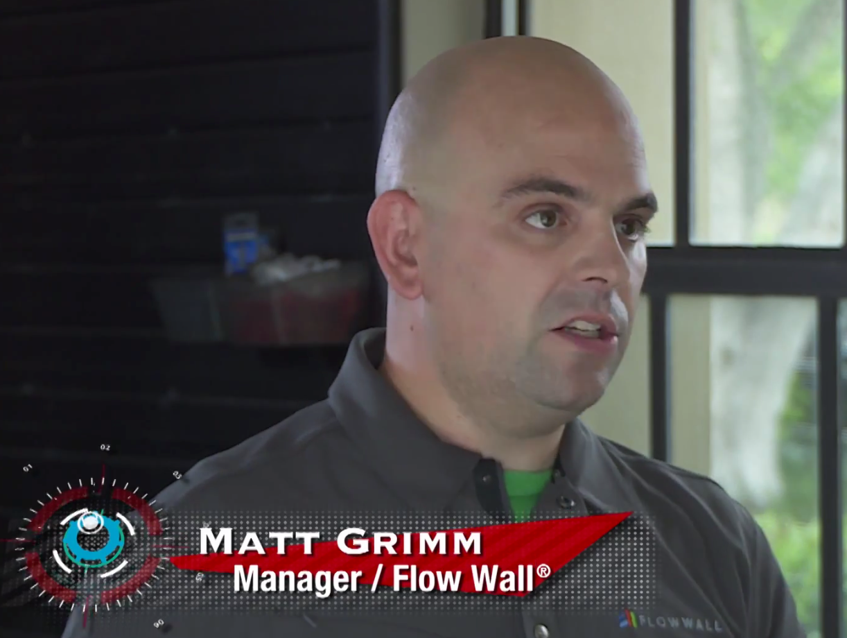 Flow Wall spokesman Matt Grimm explains how Flow Wall helped rescue a family from serious clutter that accumulated following a serious car accident that changed their lives.