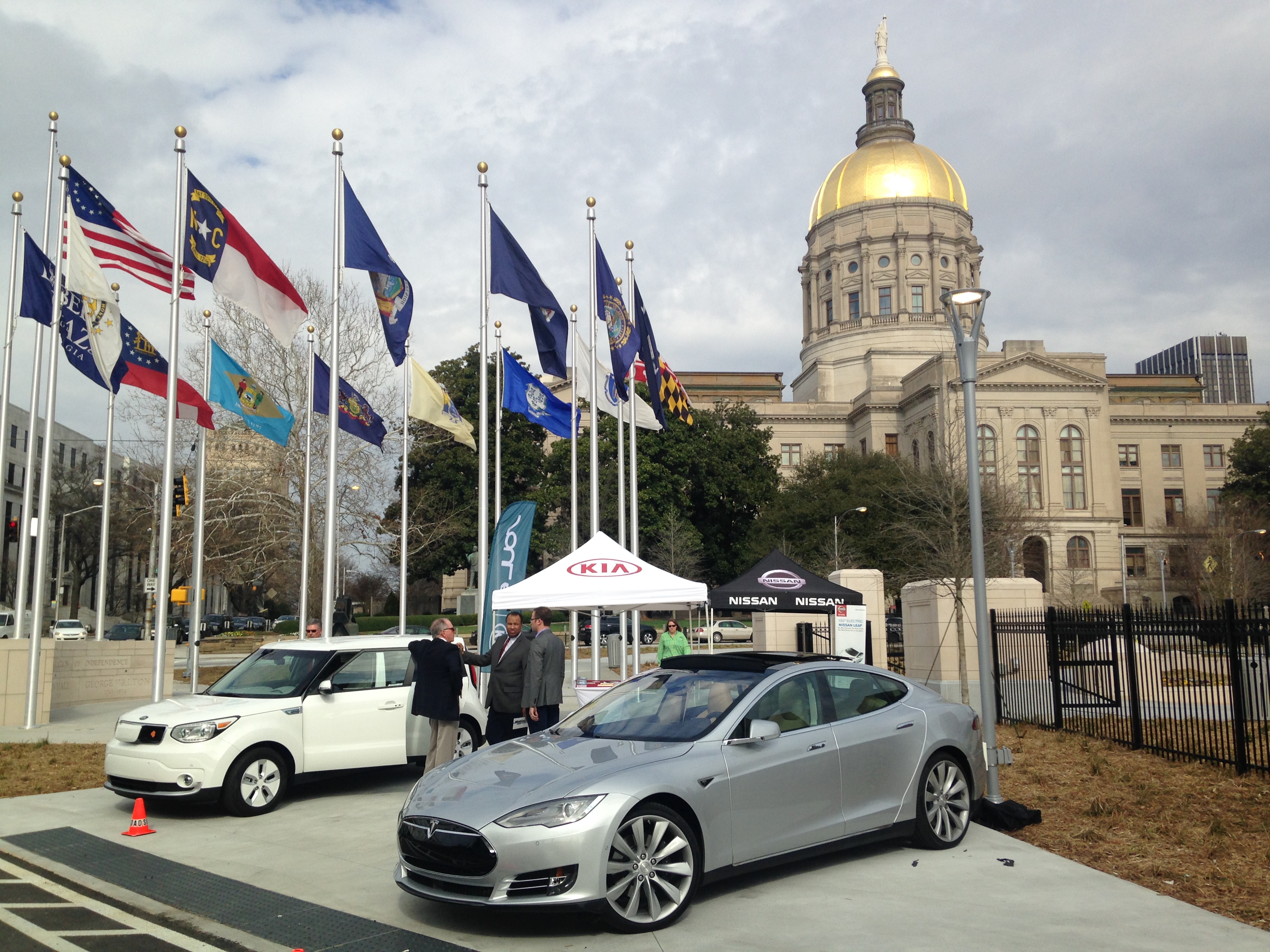 EV's Charge the Hill at Georgia's State Capitol