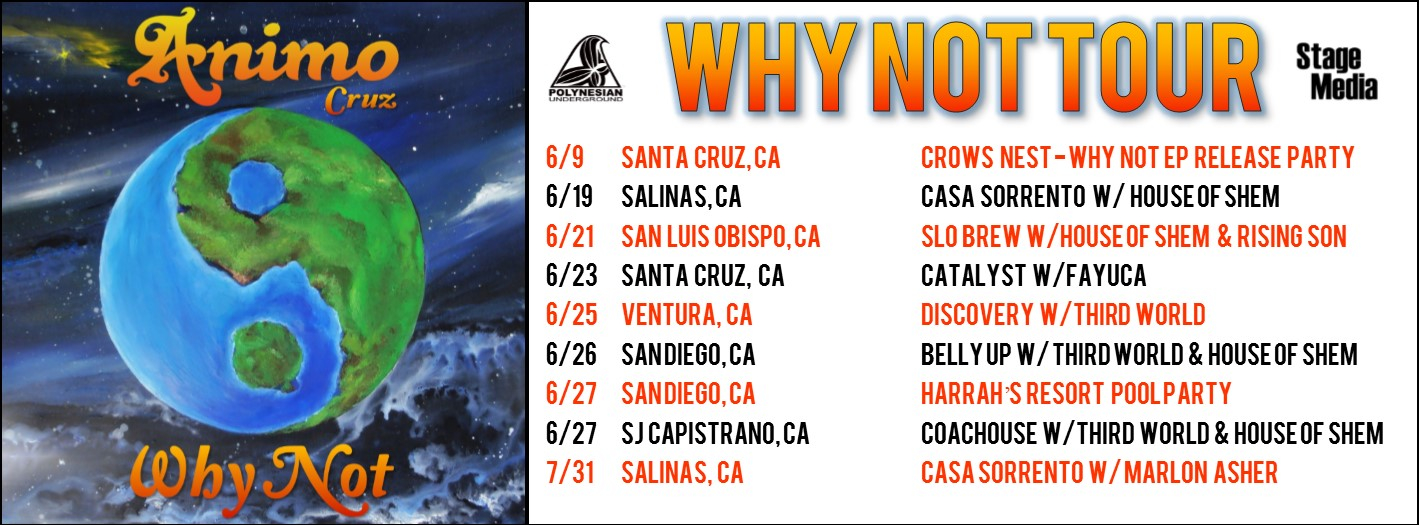 Animo Cruz June Tour Dates