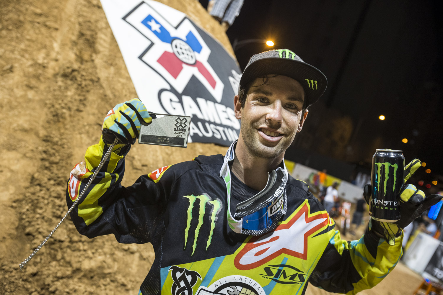 Monster Energy's Bryce Hudson Wins Silver Medal in Moto X Step Up at X Games Austin 2015