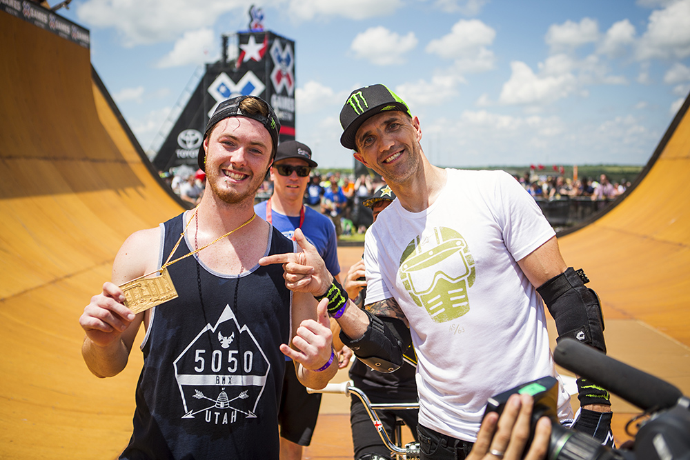 Monster Energy's Vince Byron Takes Gold and Jamie Bestwick Takes Silver in BMX Vert | X Games Austin 2015