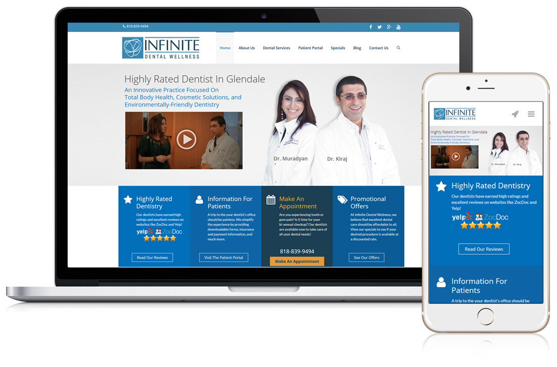 Infinite Dental Wellness' New Mobile-Responsive Website Helps the Practice Stay Competitive