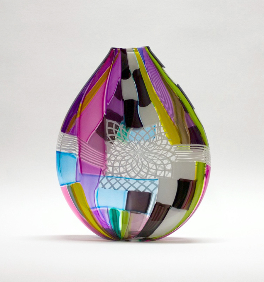 Jeffrey P'an's glass vessel is one of the pieces you can find at the Berkshires Arts Festival