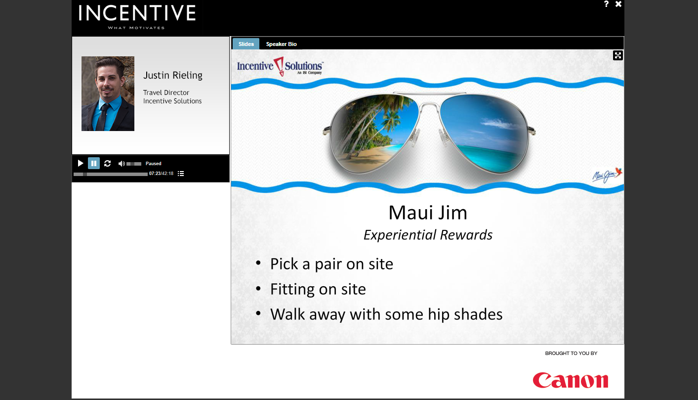 Justin Rieling of Incentive Solutions Offers Memorable Incentive Travel Gift Ideas