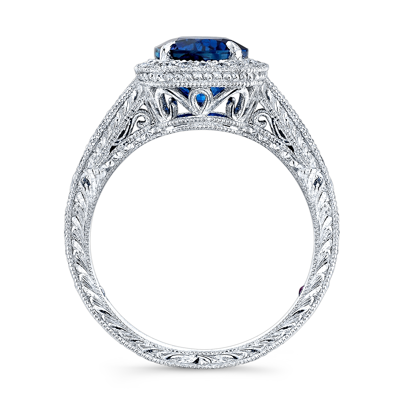 The Royal Alyssa Ring - Side View