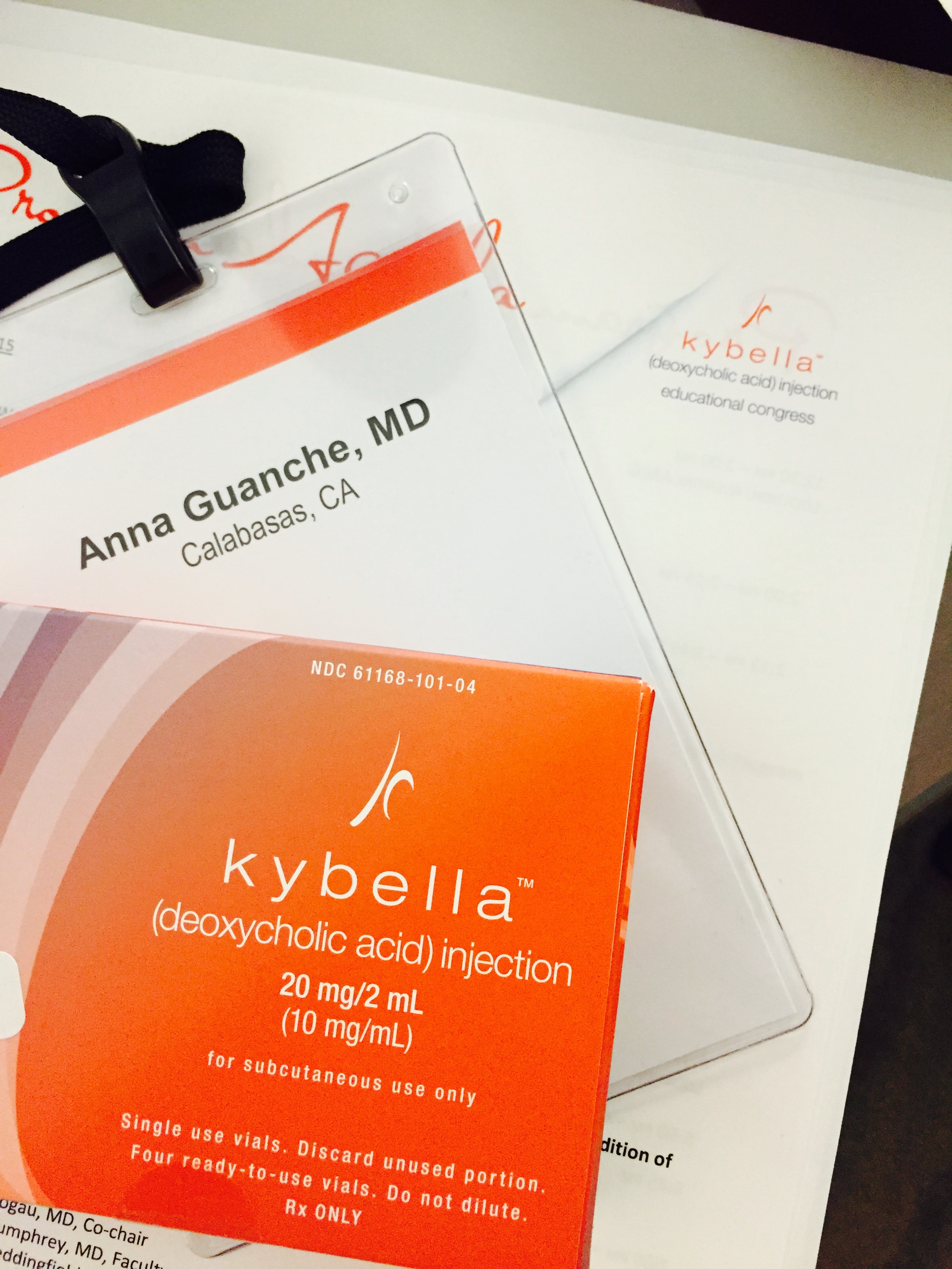 Kybella reduces double-chin