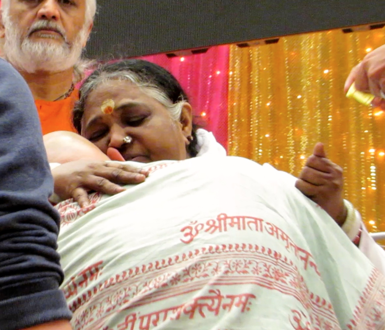 Amma "The Hugging Saint" blessed thousands with her embrace in Los Angeles