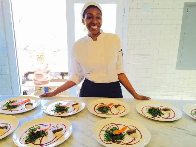 Sabali Mpozi, one of two  Meatless Monday Chefs