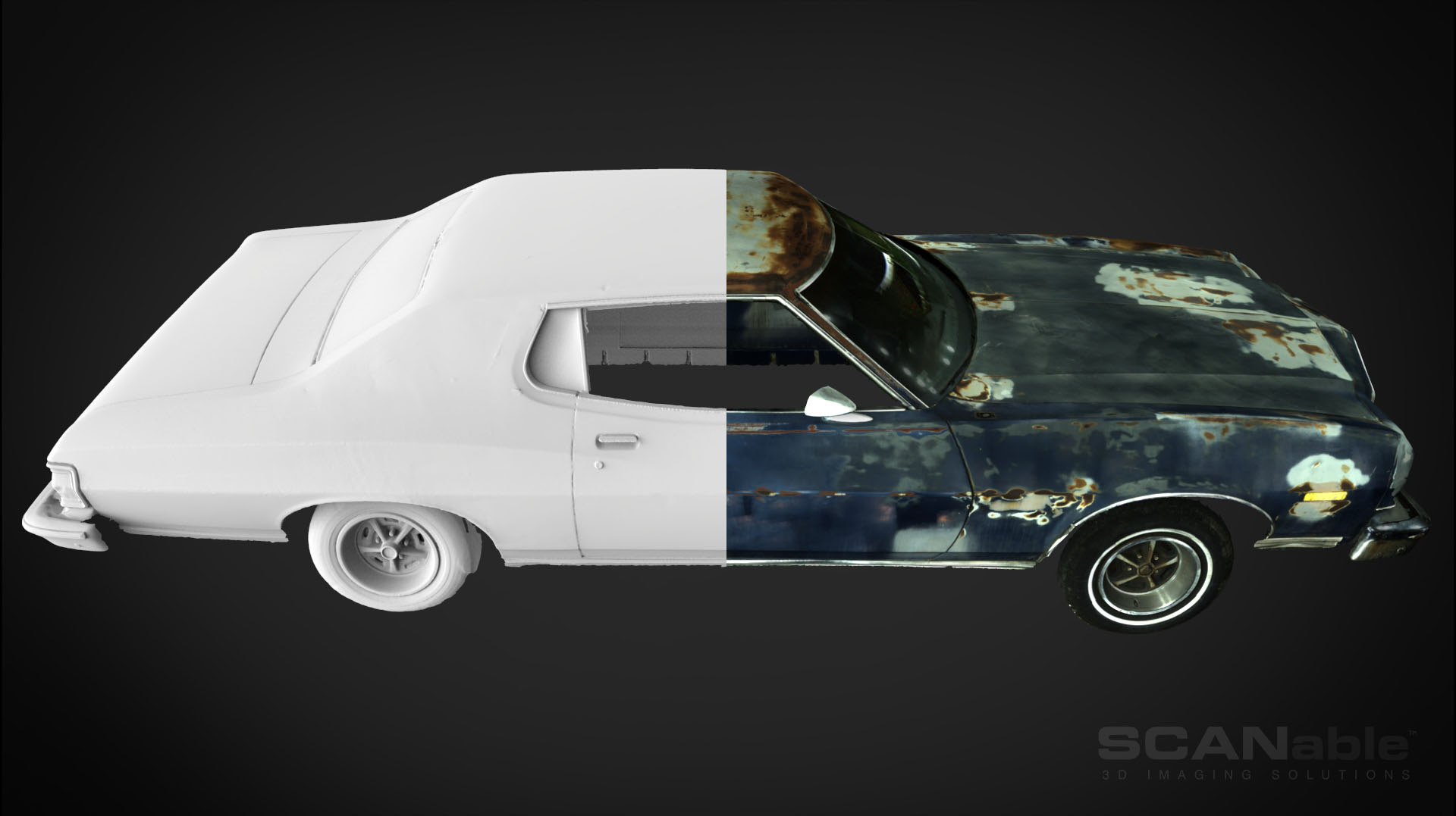 3D Scan of 1974 Ford Gran Torino Sport for Google ATAP Spotlight Stories HELP