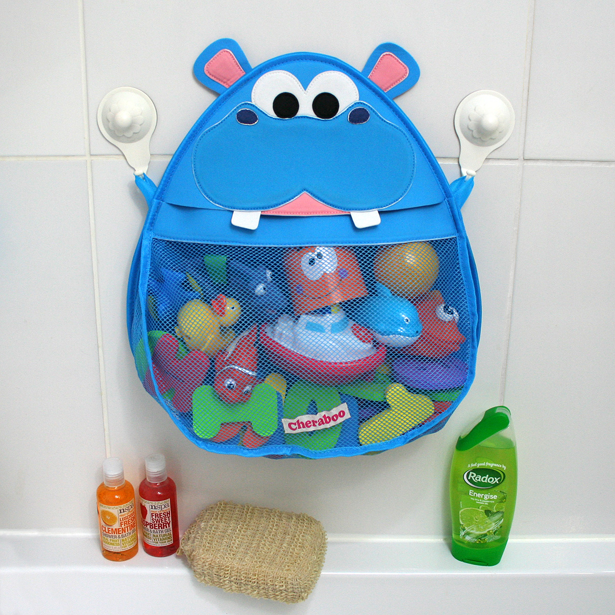 Hurley Hippo bath toy organizer