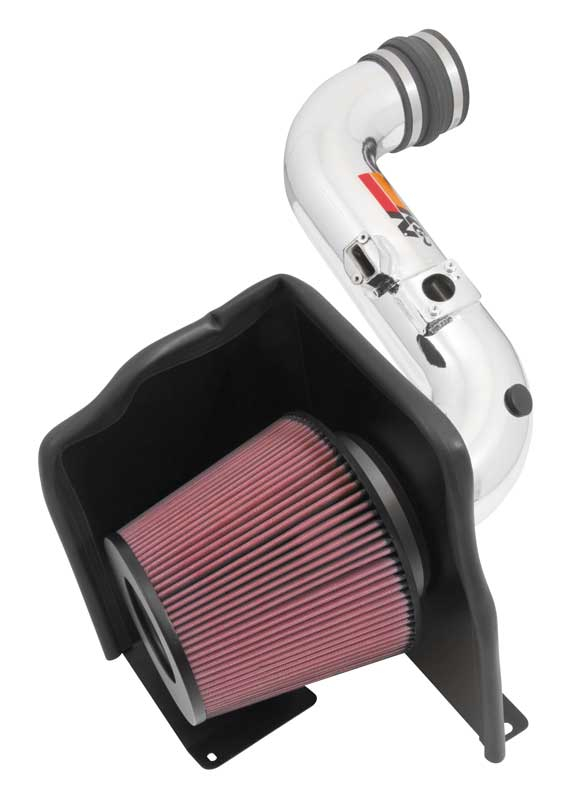 K&N 77 Series High-Flow Performance Air Intake for 2015 Chevy Silverado 2500HD with 6.6L Duramax Diesel