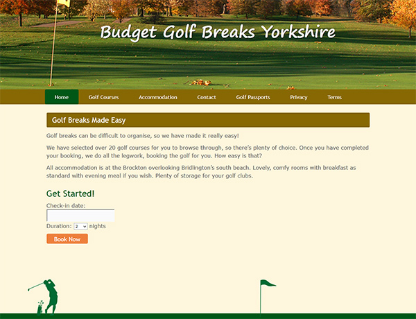 Make light work of booking your next golfing holiday