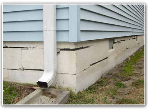 Extreme weather can damage a home's foundation.
