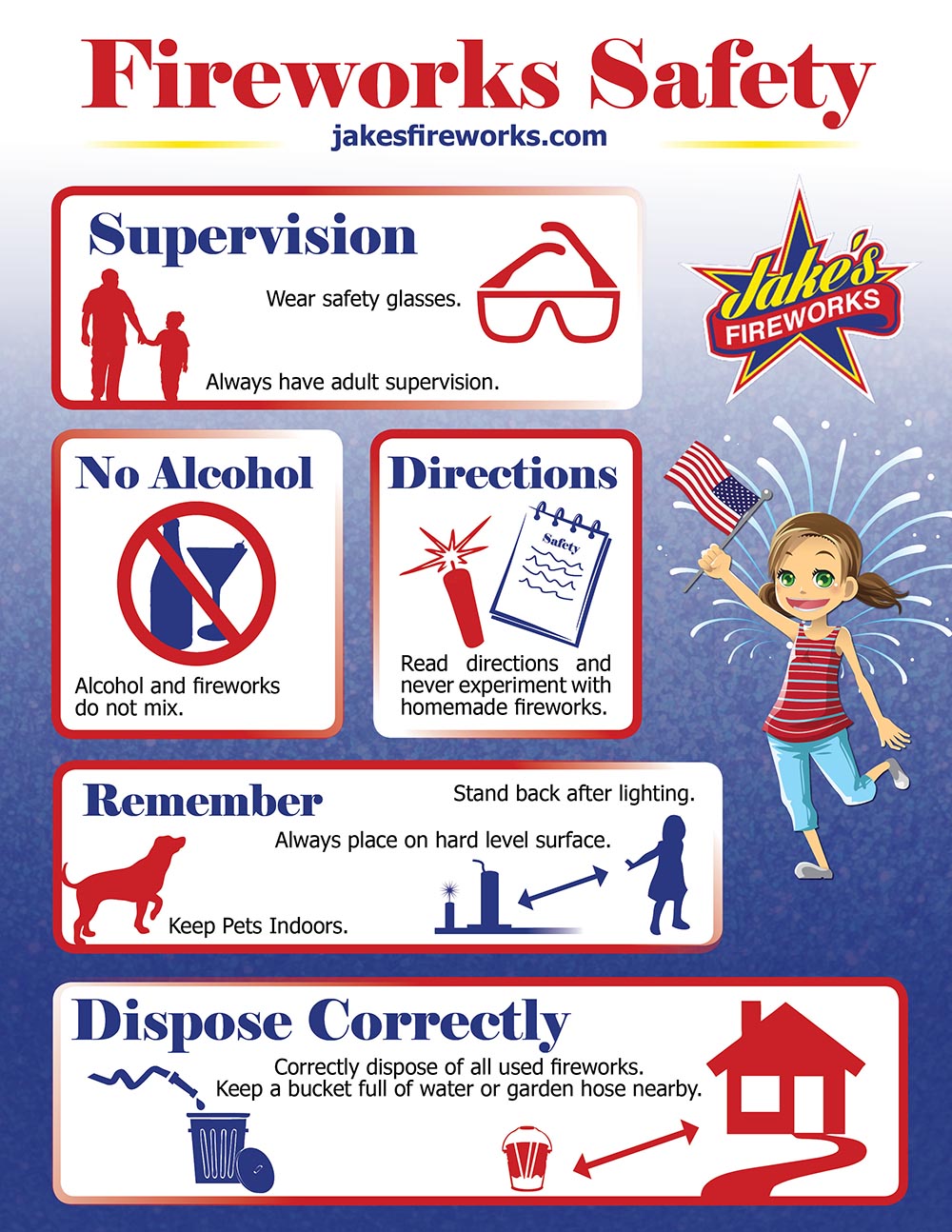 Fireworks Safety Flyer