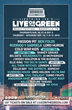 Lightning 100's Live On The Green 2015 Lineup Graphic