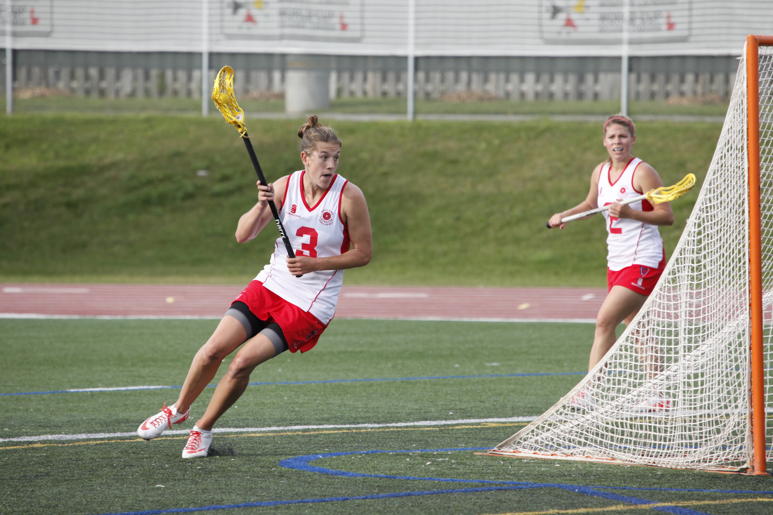 Team STX will play Team England, including Laura Merrifield, at the Surrey Sports Park, home to the 2017 Federation of International Lacrosse (FIL) Rathbones Women’s Lacrosse World Cup.