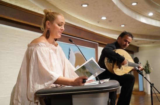 The precept “Safeguard and Improve Your Environment” was read to musical accompaniment at the World Environment Day forum June 5, 2015, at the Scientology Center of Tel Aviv.