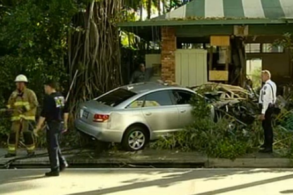 The scene of the fatal crash. Cotter argued the hotel easily could have protected the cabana's occupants.