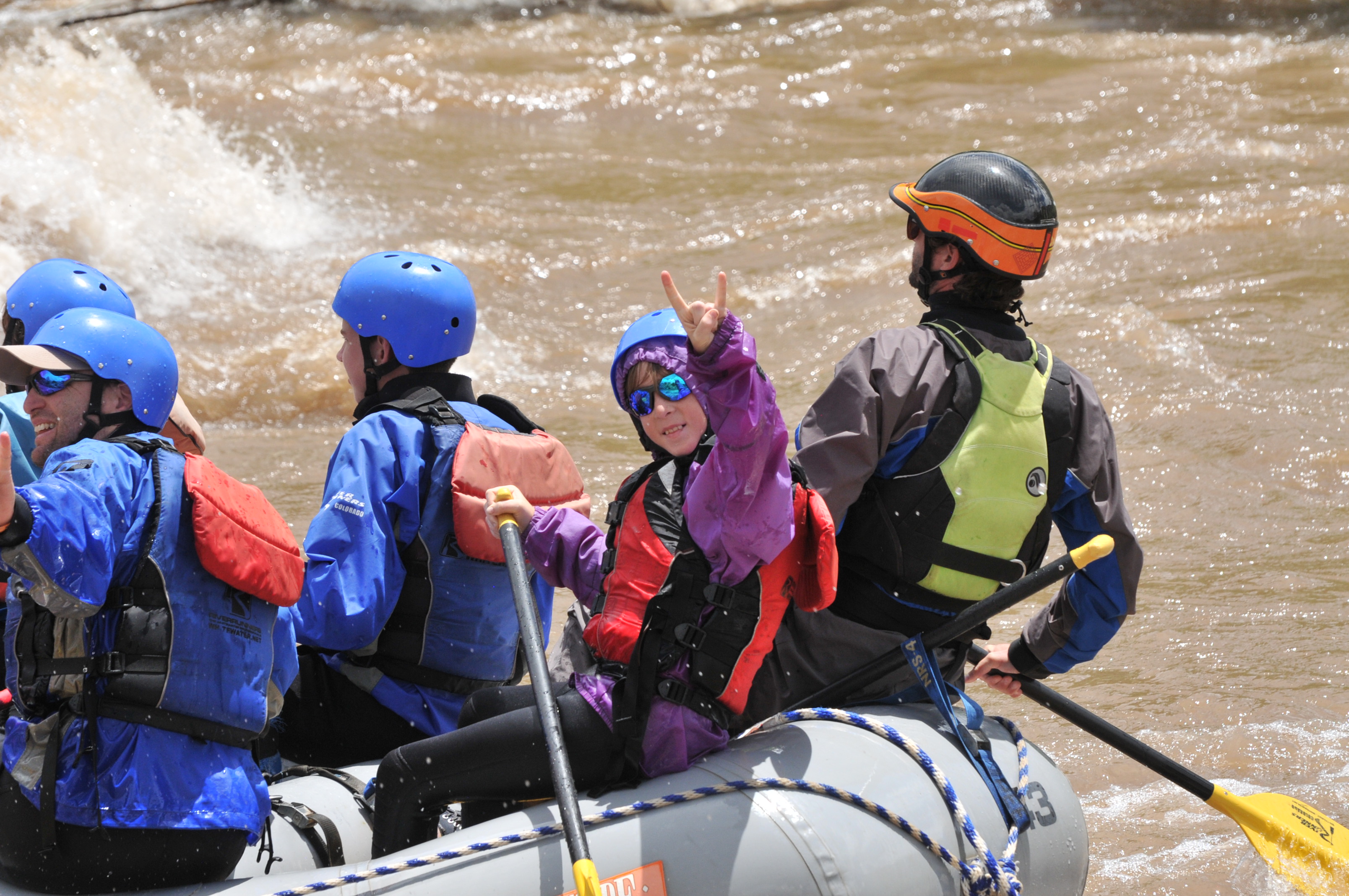Beginner rafting trips are open at high water.