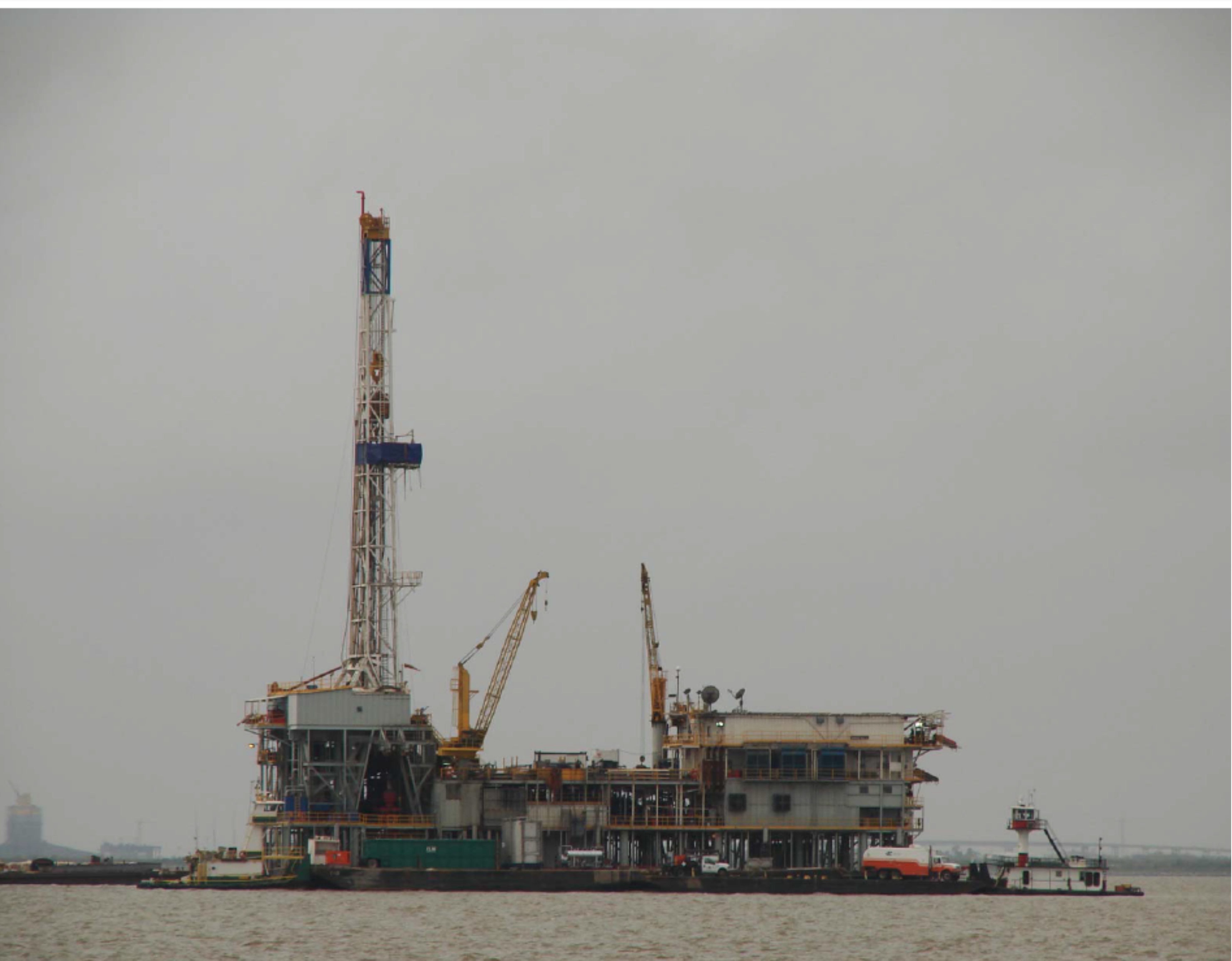 CEG Holdings, LLC. - Offshore Drilling Project in Galveston Bay, Texas - Day View