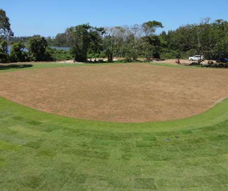 A beautiful view of the 12th green at Reserva de Marapendi in Rio for the 2016 Summer Games