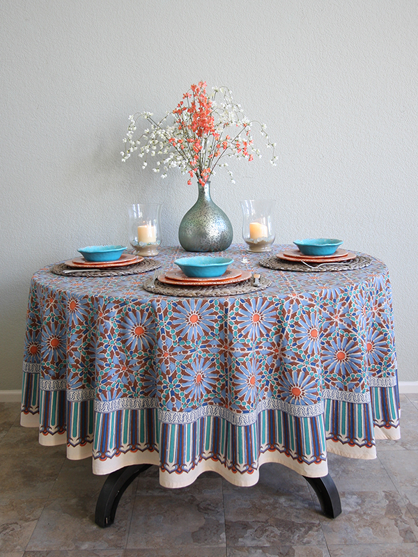 The new print from Saffron Marigold is perfect for summertime entertaining - from backyard BBQs to wedding receptions.