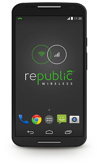 Republic Wireless WiFi smartphone Moto X/2nd Generation - just $299.