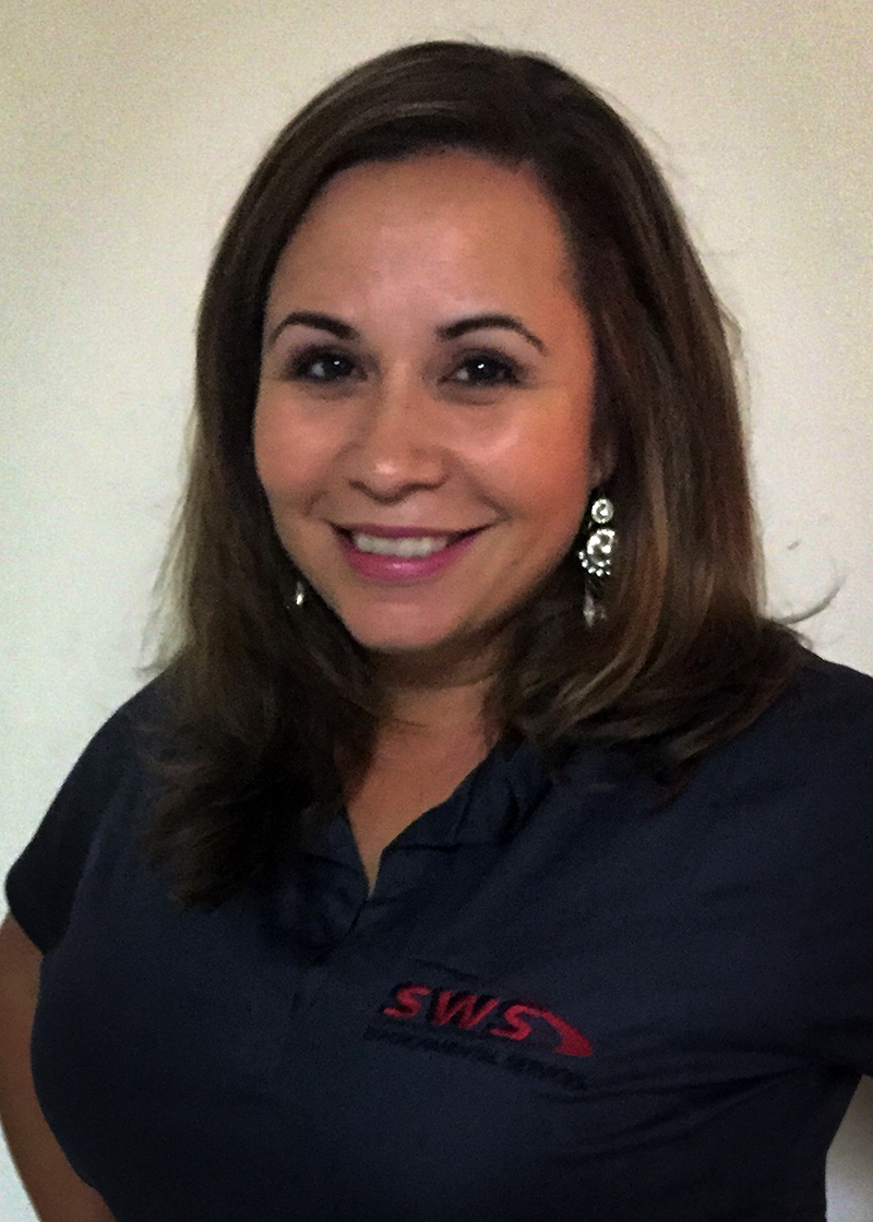 Carmen Connor, Account Manager for SWS Environmental Services in Houston, Texas.