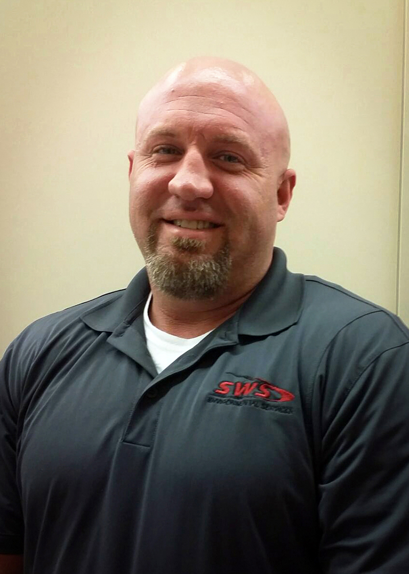Travis Mize, Account Manager for SWS Environmental Services in Houston, Texas.
