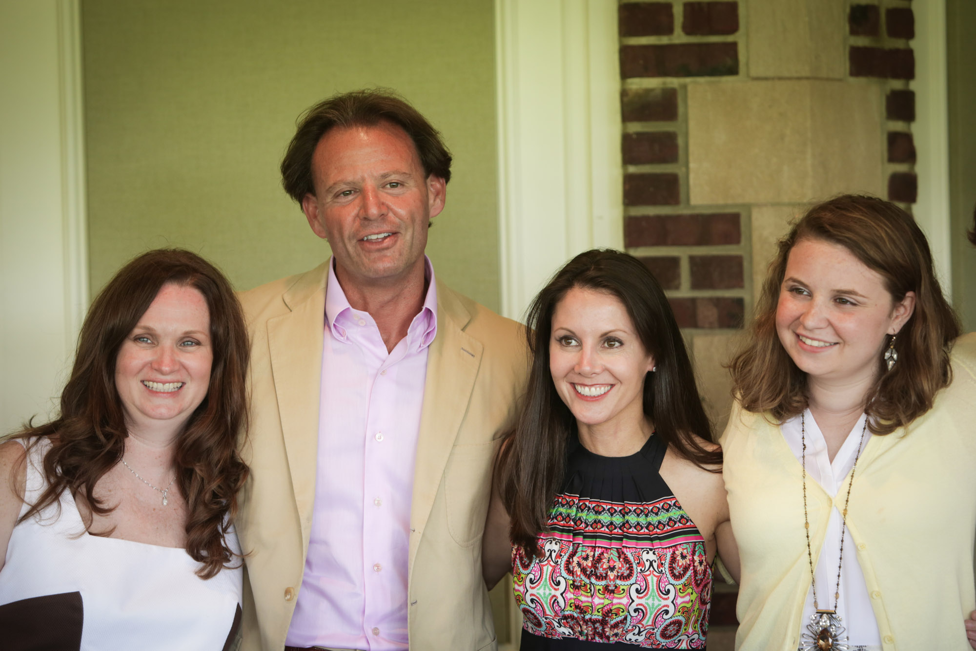 From Left to Right - Suzanne Citron, co-founder of the Charles Lafitte Foundation; Jeffrey Citron, co-founder of the Charles Lafitte Foundation; Jennifer Vertetis, president of the Charles Lafitte Fou