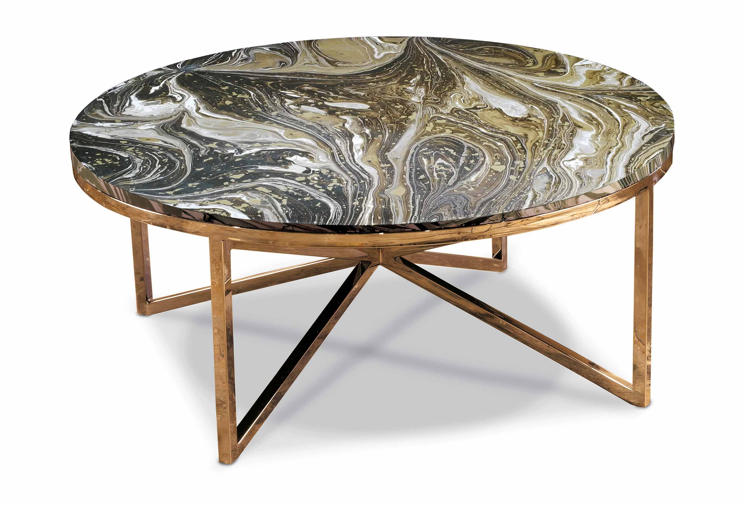 Graffiti Cocktail Table by Alden Parkes