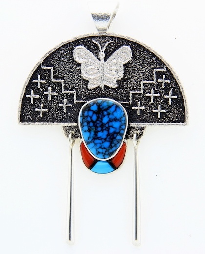 Butterfly Maiden Pendant by Darryl Dean & Rebecca Begay