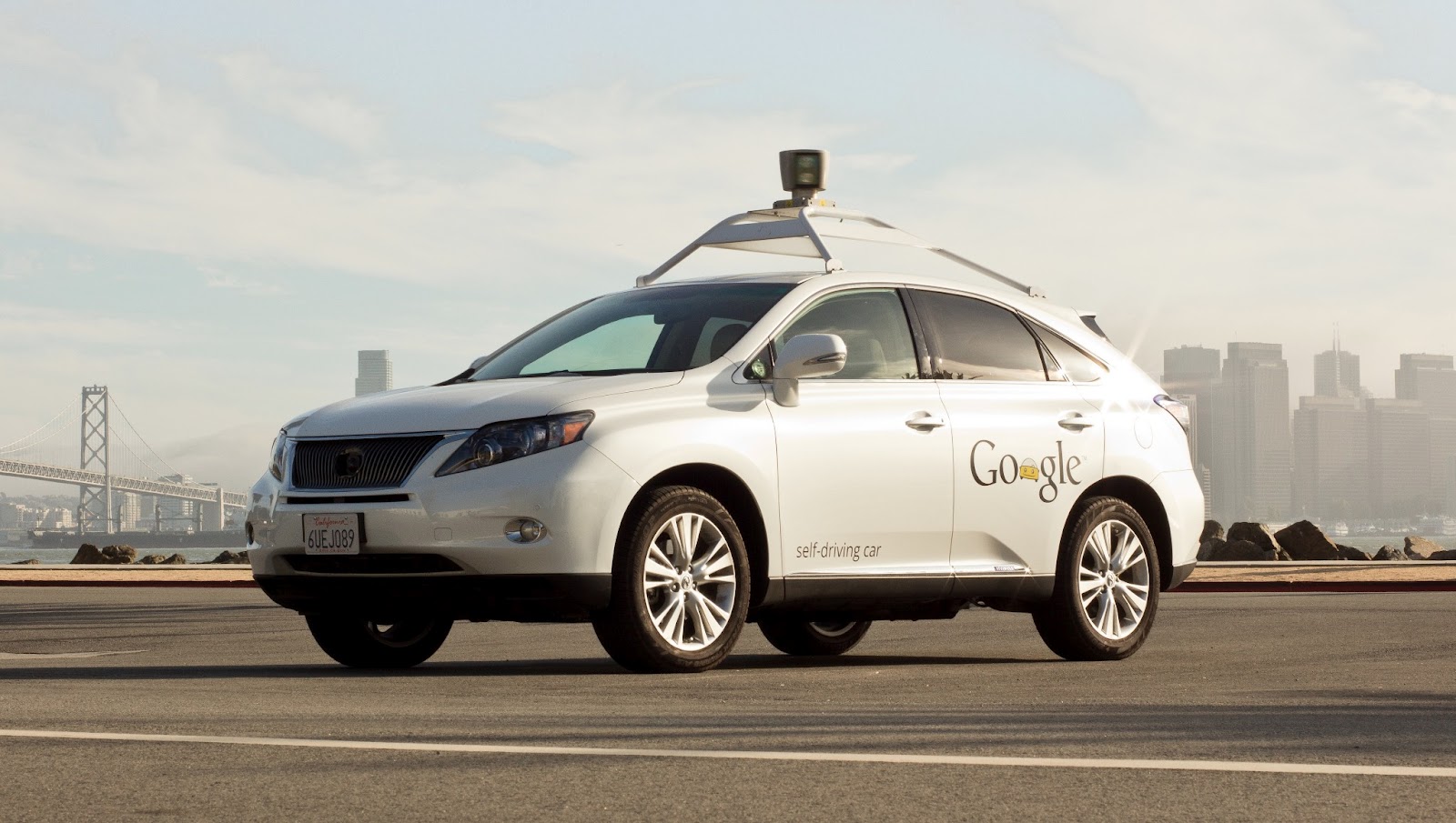 One of Google's self-driving cars