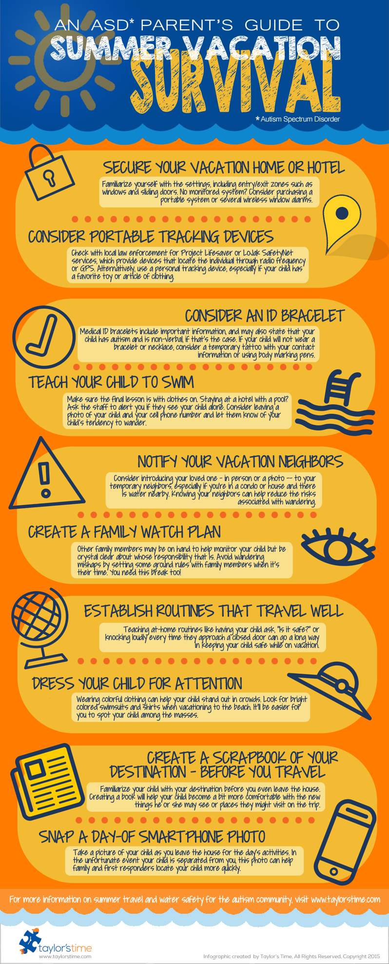Important Infographic Serves as Summer Vacation Survival Guide for Parents with Children on the Autism Spectrum