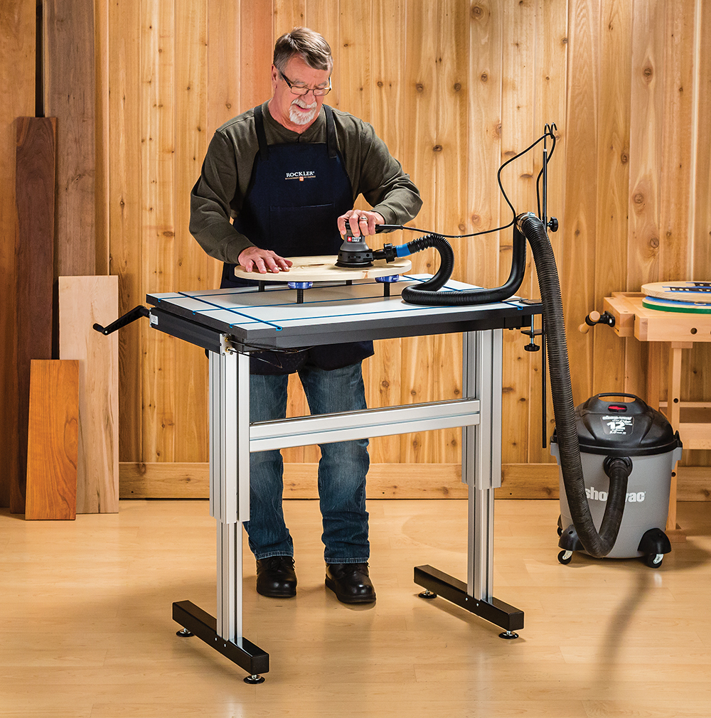 The Adjustable Height Work Station allows users to work at their most comfortable height.