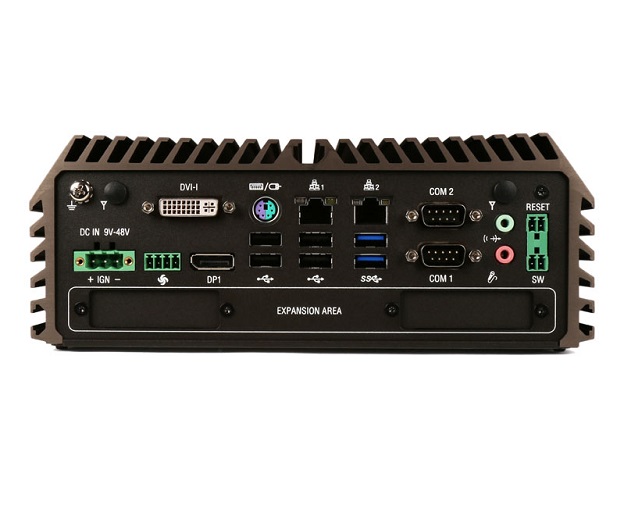 The rear of the Milestone Certified Logic Supply MX1000 In-Vehicle NVR