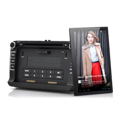 Volkswagen DVD Player With Detachable Android Tablet Panel