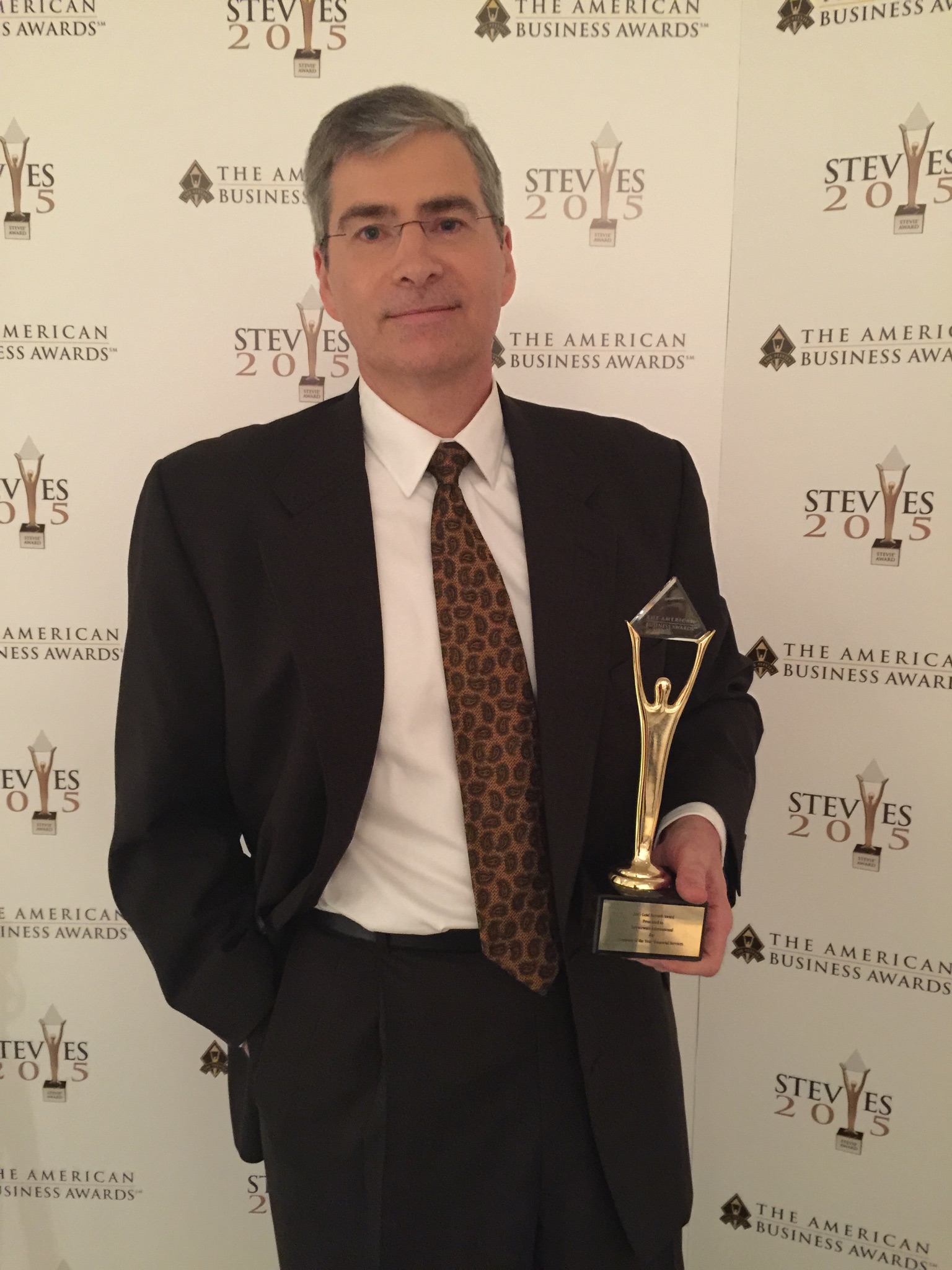 Invoiceware COO Jason Jones received the Gold and Bronze Stevie Awards at the 2015 American Business Awards