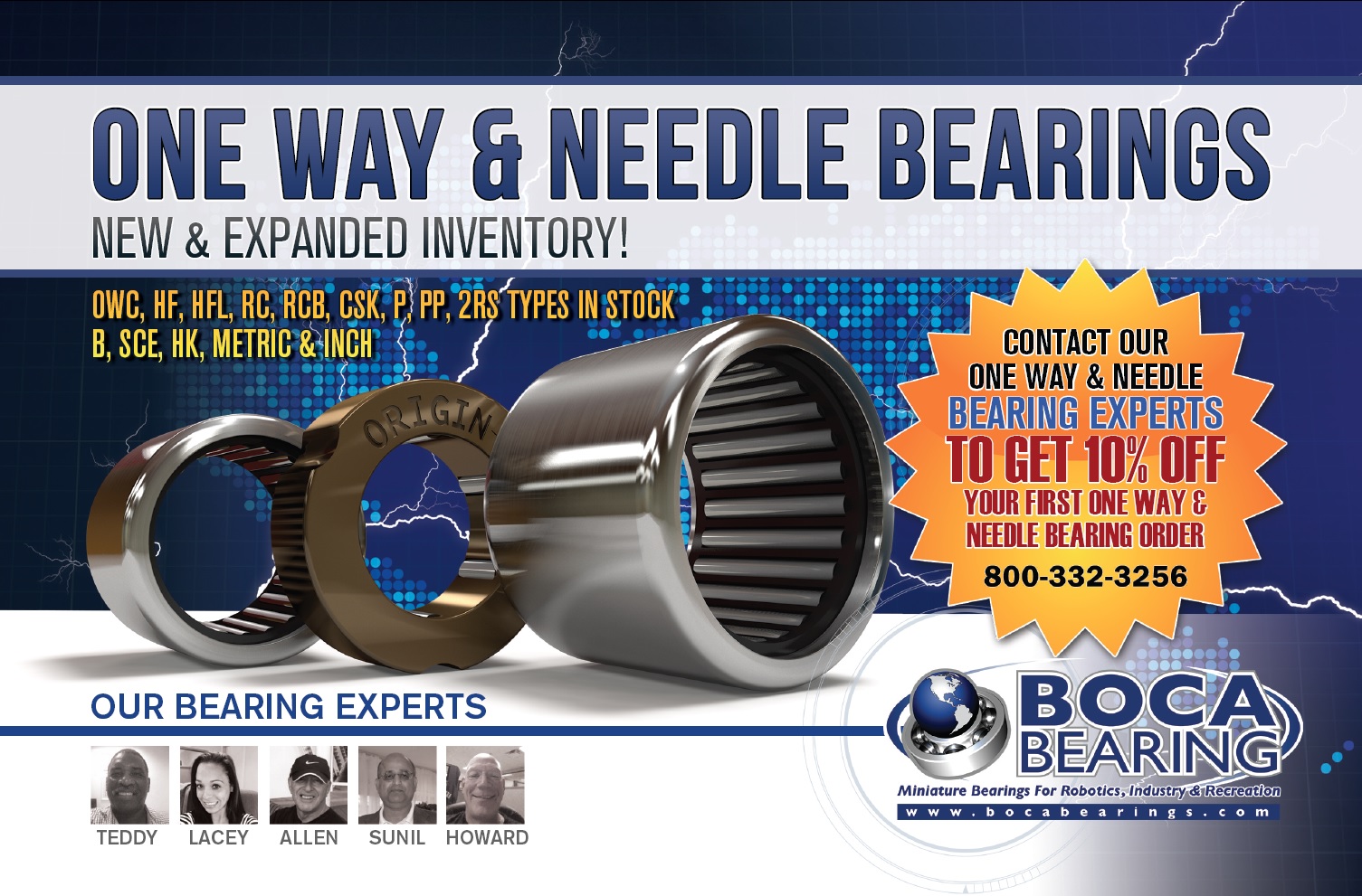 One Way and Needle Bearings