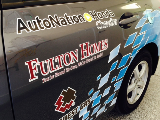 Fulton Homes uses a 2015 CNG Honda Civic to transport potential homebuyers to lots around Queen Creek Station
