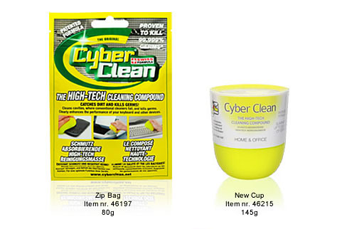 New look of the Cyber Clean cleaning compound cup