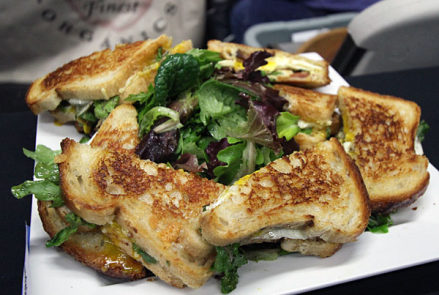 Award-winning artisan grilled cheese sandwich from The Farmer's Wife