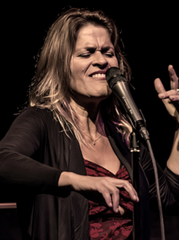 Claudia Vilella performs at the 2015 Vancouver Wine & Jazz Festival