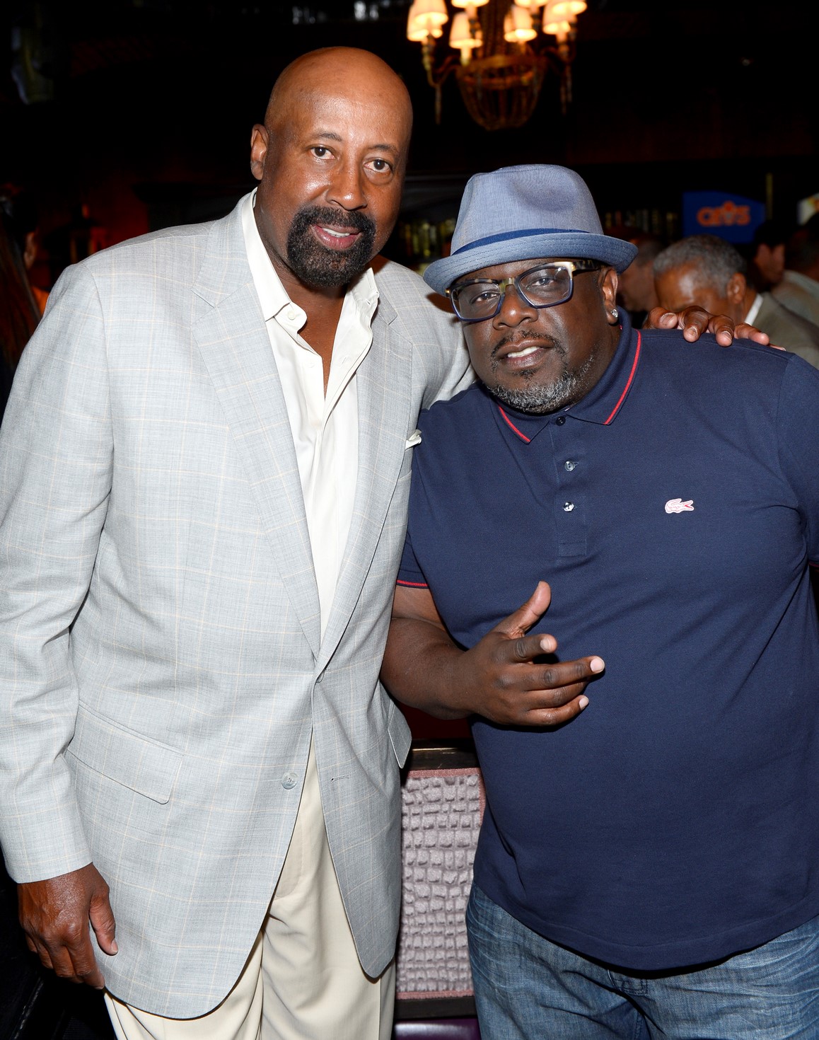 Coach Woodson and Cedric The Entertainer Hang out at the Coach Woodson Las Vegas Invitational Welcome Party