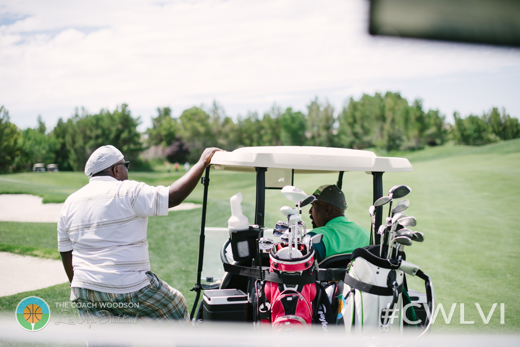 Cedric The Entertainer Hangs with Coach Woodson at Southern Highlands Golf Club